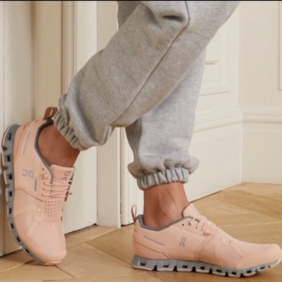 ON Running | Cloud Waterproof Rose/Lunar Running Shoes